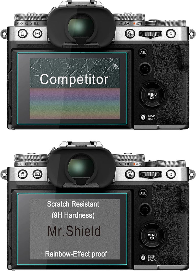 Mr Shield [3-Pack] Screen Protector For Fujifilm X-T5 XT5 Camera [Tempered Glass] [Japan Glass with 9H Hardness] Screen Protector - Image 5
